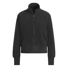 adidas Women's Full Zip Fleece Jacket - Black