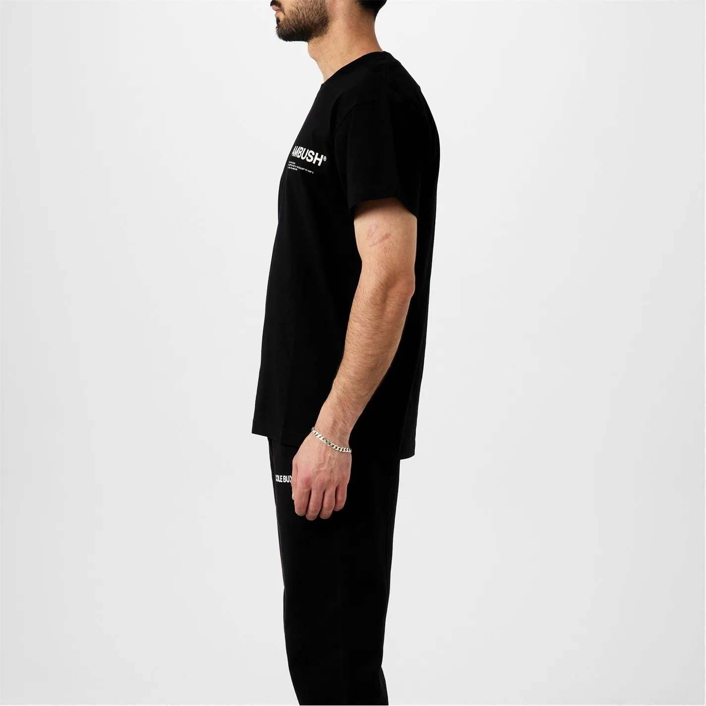 AMBUSH  |Plain Cotton Logo T-Shirts