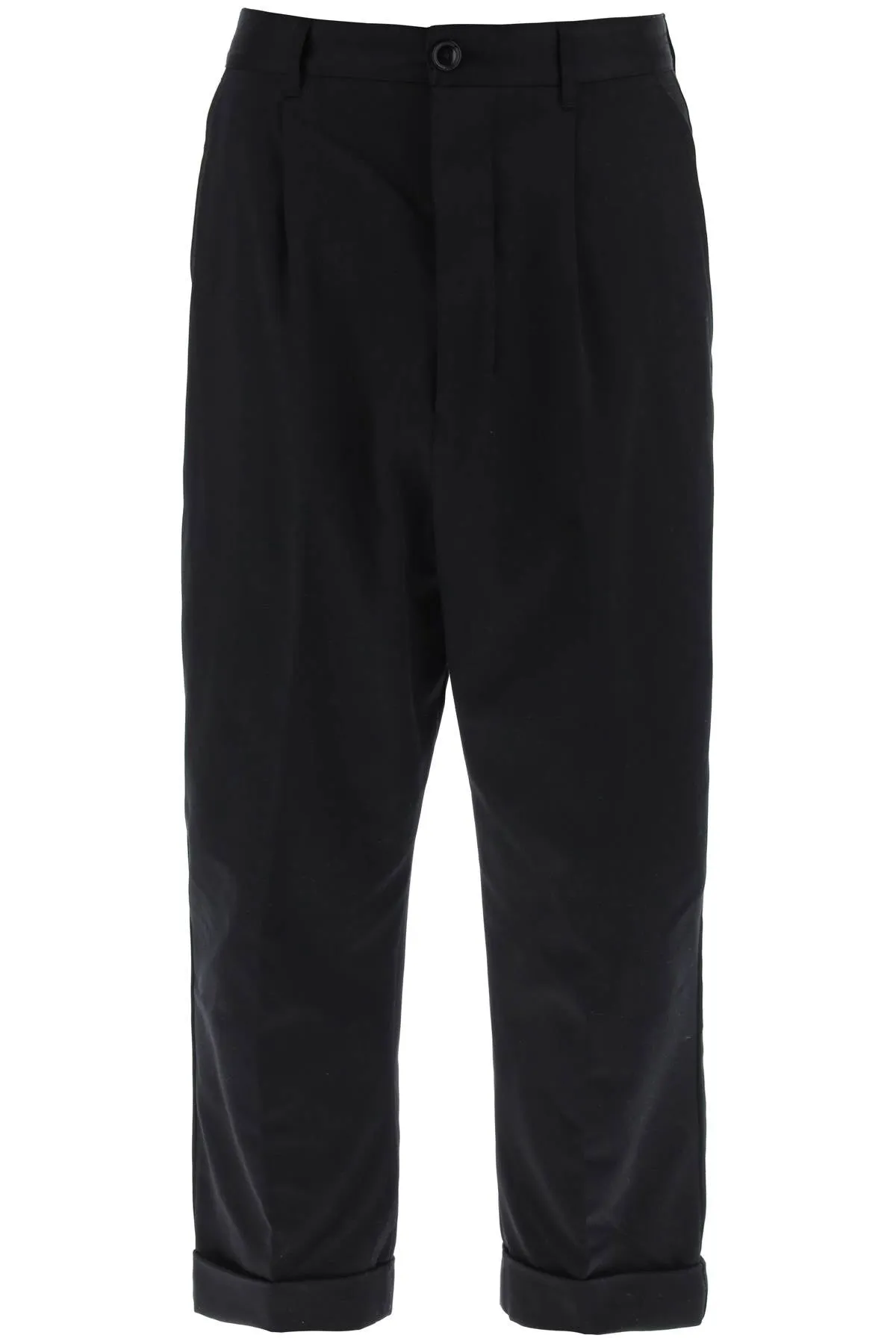 Ami paris cotton carrot pants for men