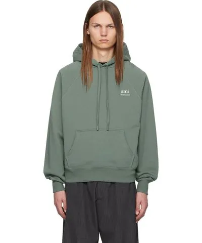 AMI PARIS Green 'Ami Alexandre Mattiussi' Hoodie