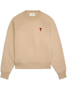 AMI Paris  - Sweat Champagne Broderie Ami De Cur