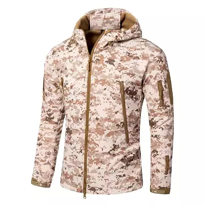 Ashore Shop Men's Waterproof Windproof Tactical Military Jacket