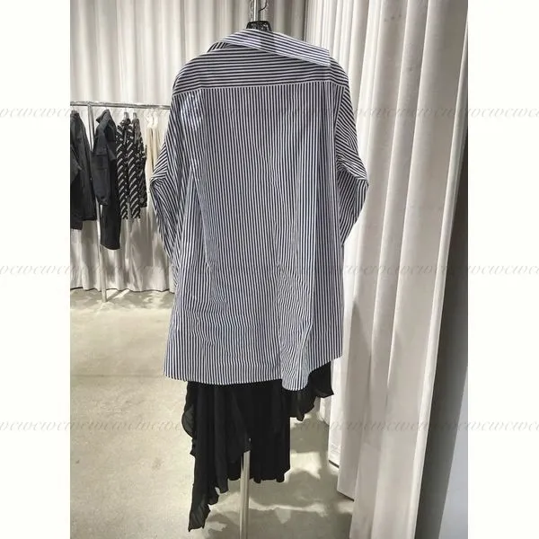 BALENCIAGA  |Stripes Outlet Shirts & Blouses