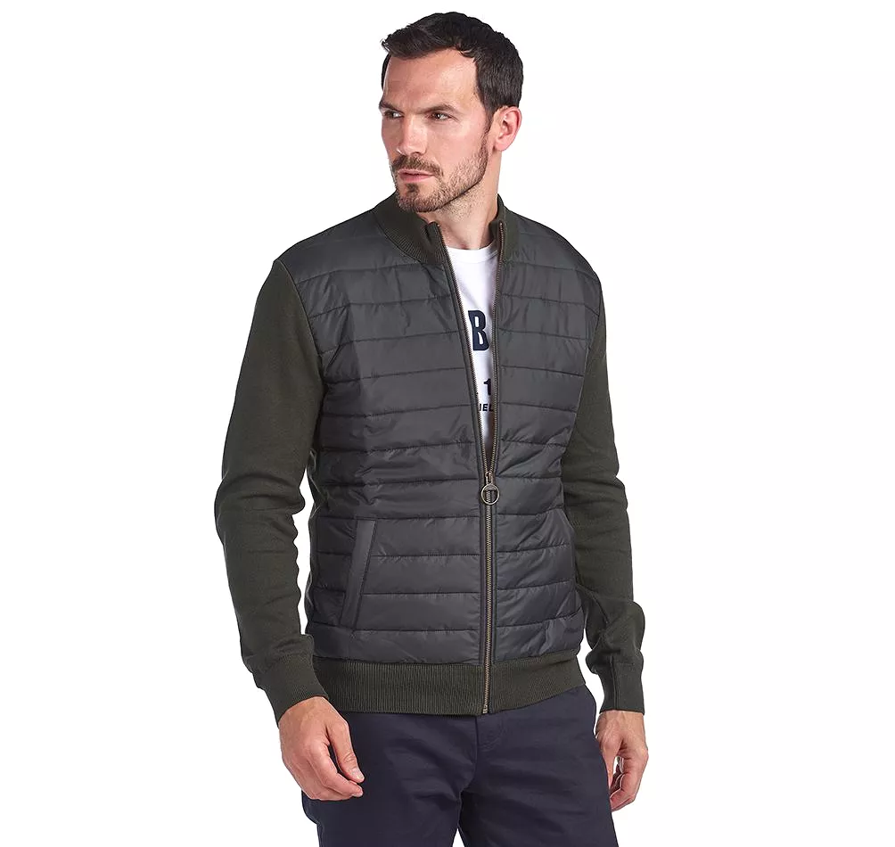 Barbour Men's Carn Baffle Zip Tru Cardigan