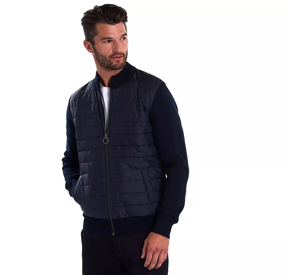 Barbour Men's Carn Baffle Zip Tru Cardigan