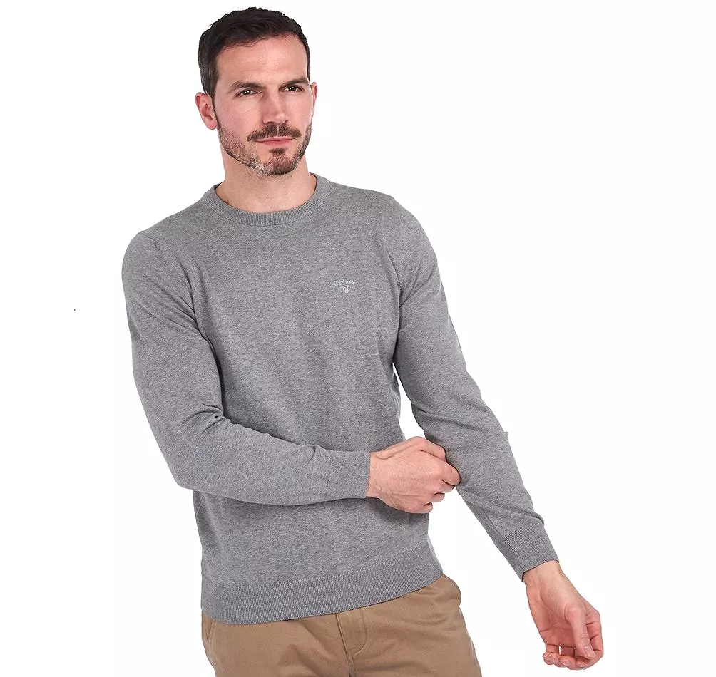 Barbour Men's Pima Cotton Crew Neck Jumper