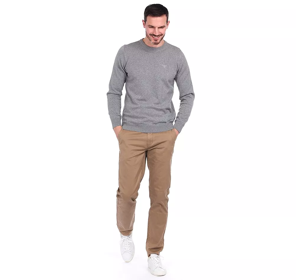 Barbour Men's Pima Cotton Crew Neck Jumper