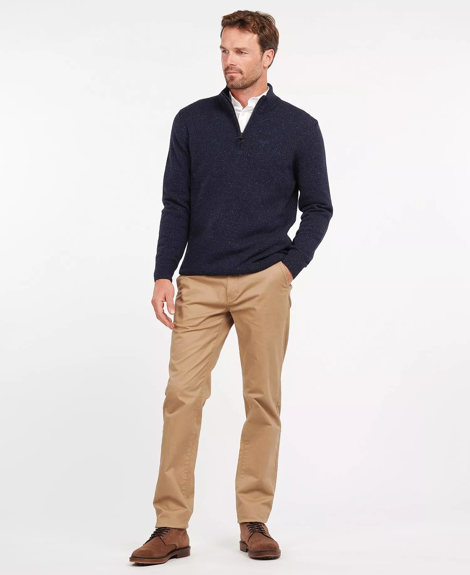 Barbour Men's Tisbury Half Zip Jumper