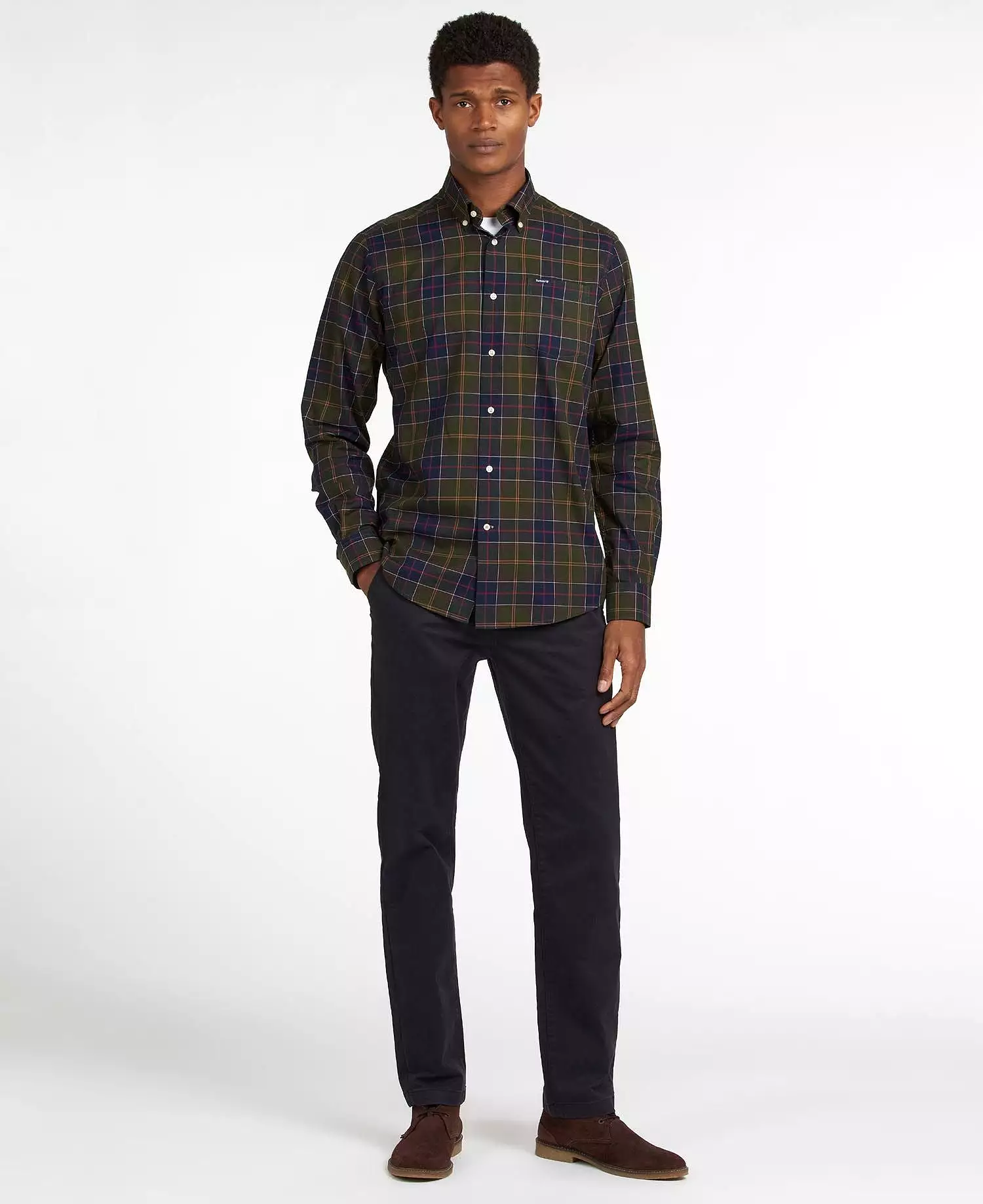 Barbour Men's Wetherham Tartan Check Shirt - Long Sleeved