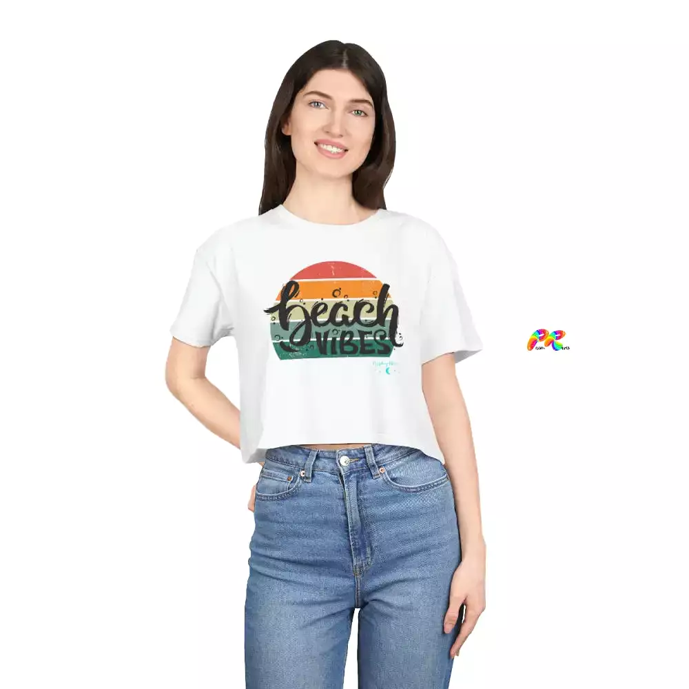 Beach Vibes Women's Crop T-Shirt