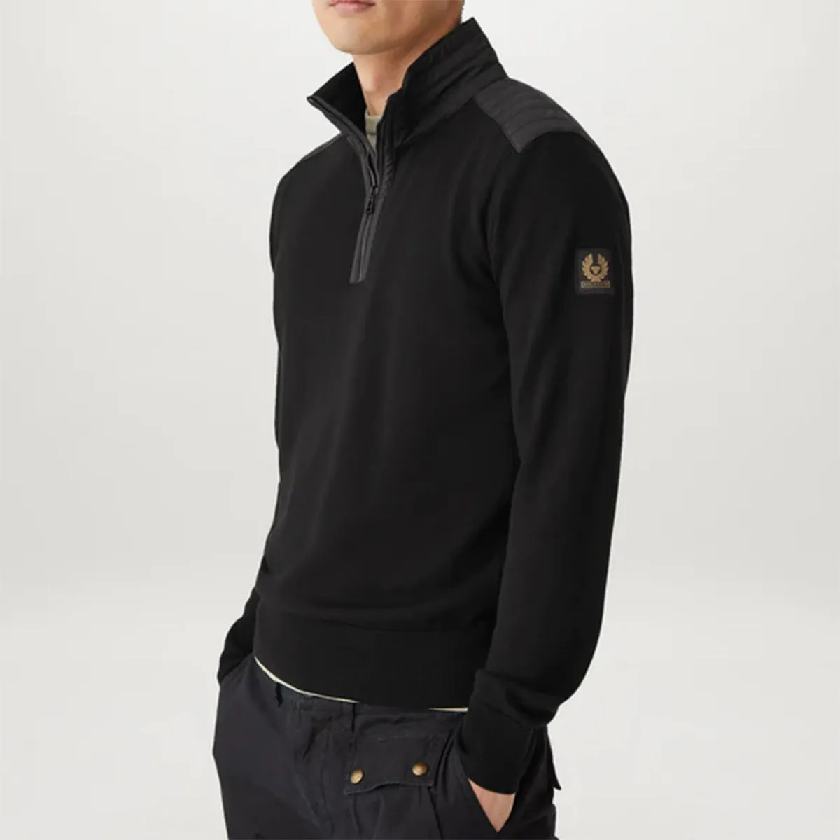 Belstaff - Kilmington Quarter Zip in Black