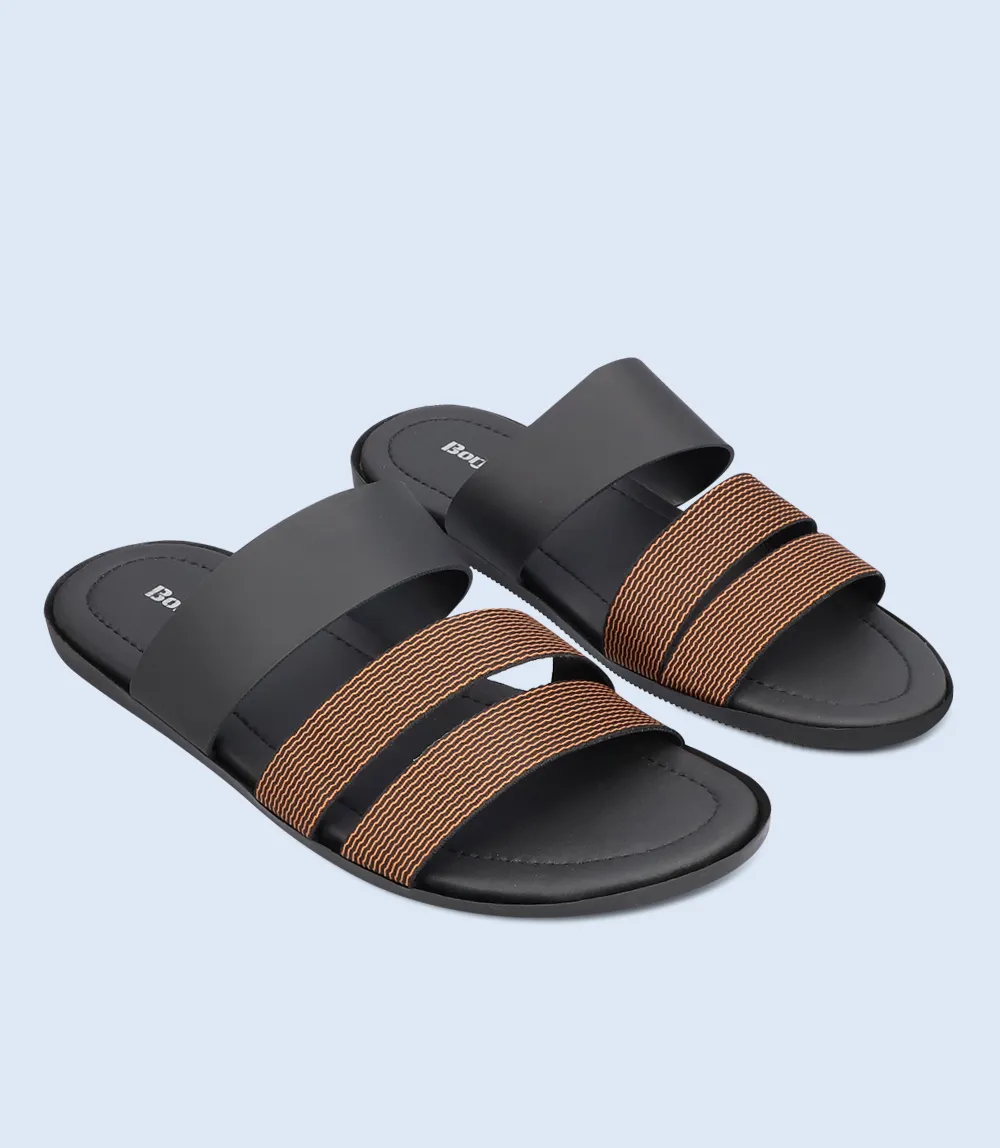 BM5542-BLACK-Men Slippers