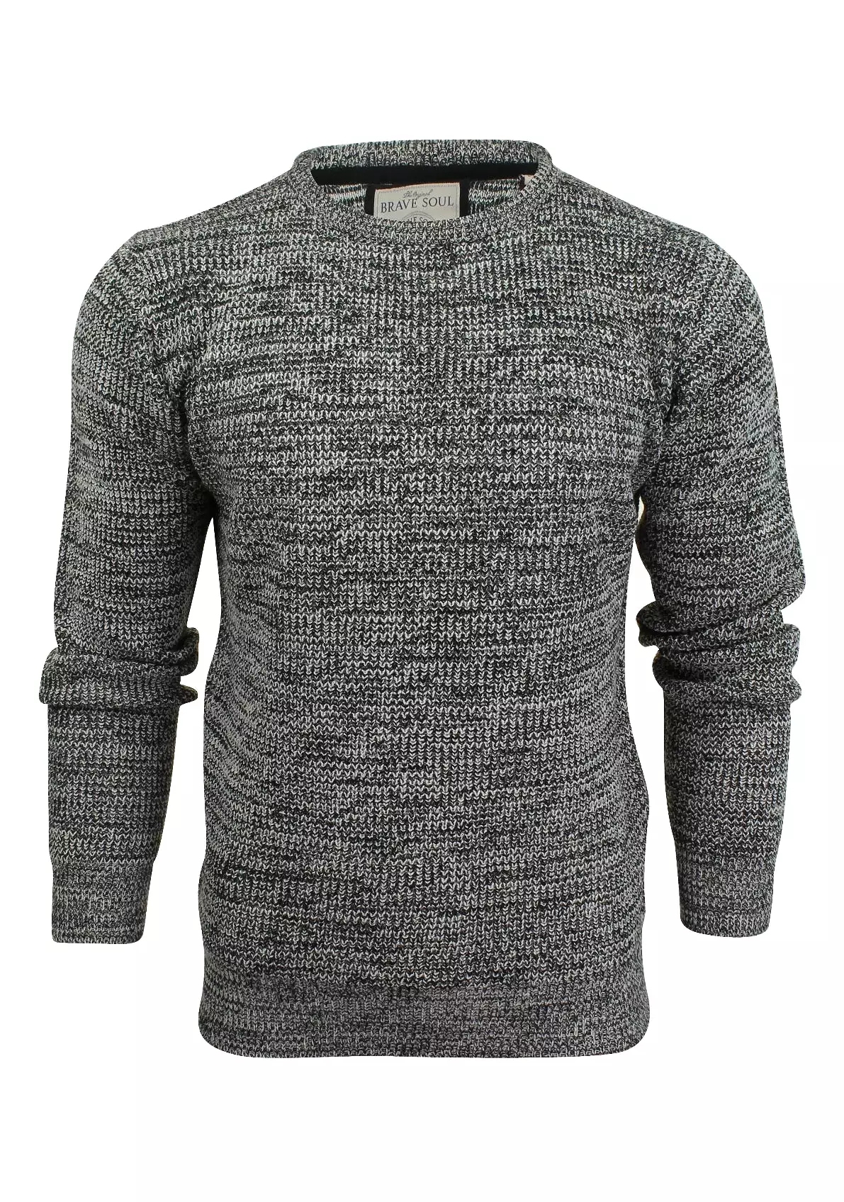 Brave Soul Men's Jumper Neutron Long Sleeved