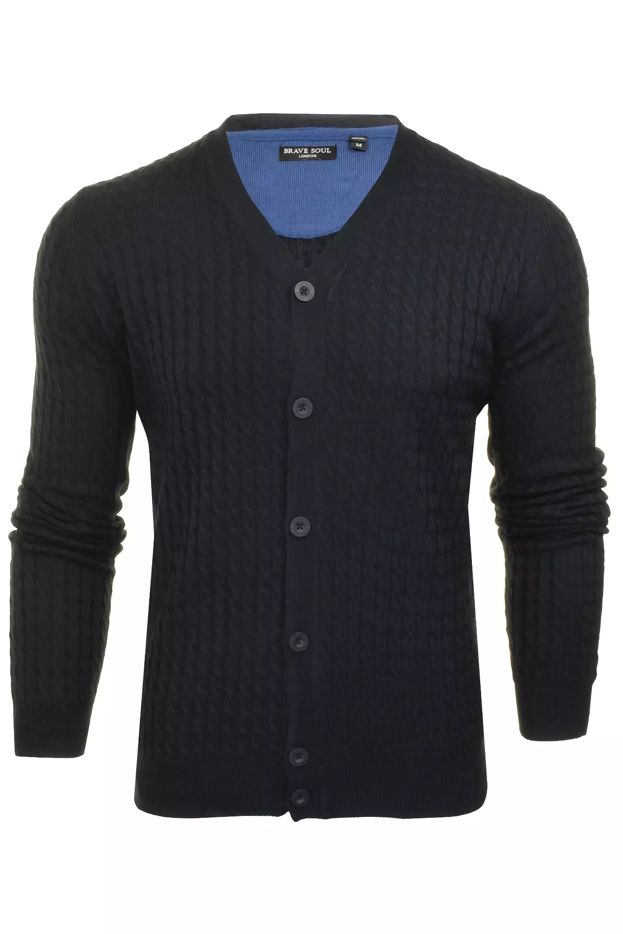 Brave Soul Men's 'Milford' Cable Knit Cardigan