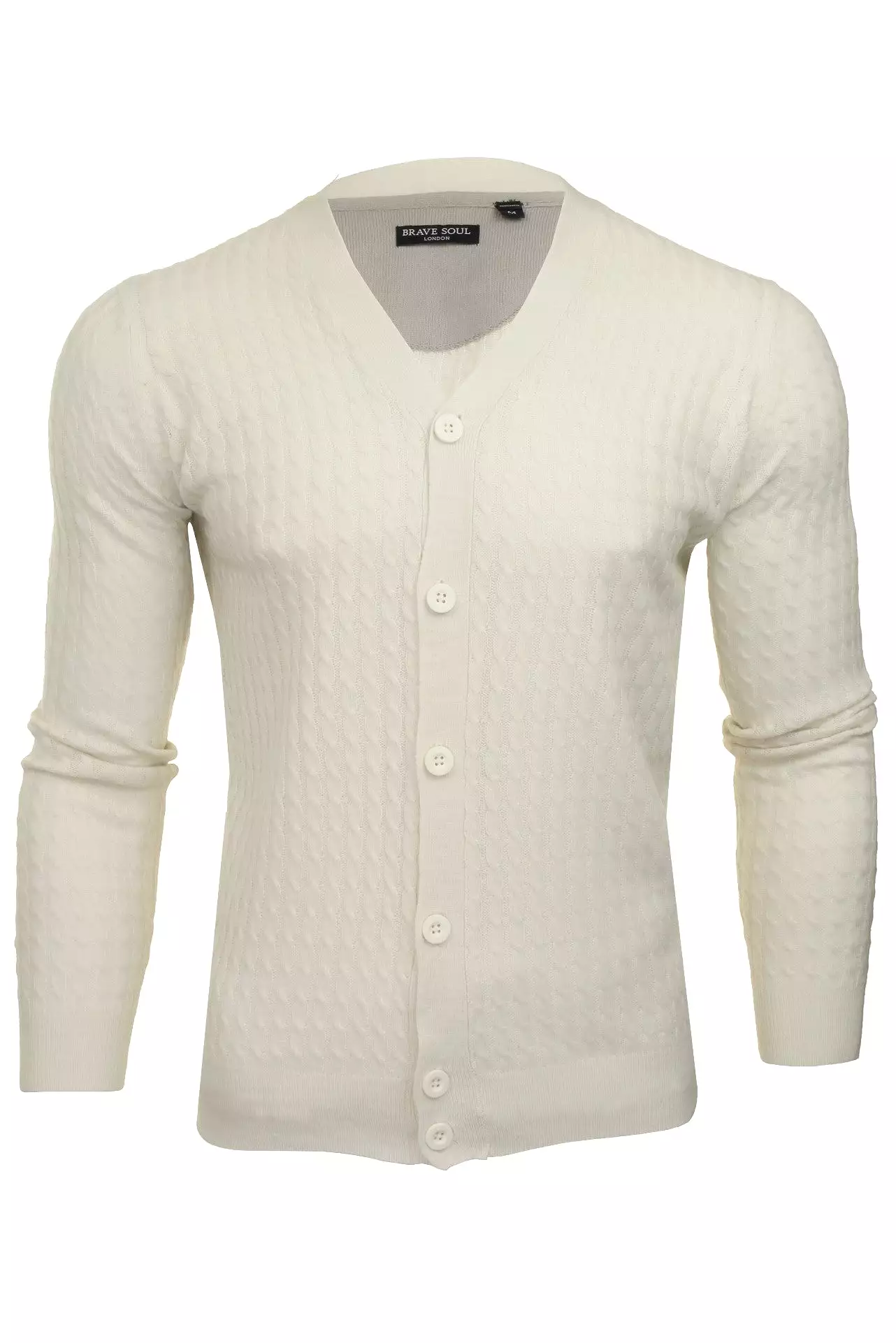 Brave Soul Men's 'Milford' Cable Knit Cardigan