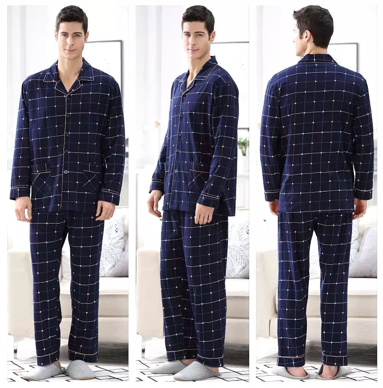 Check All Boxes Plaid Pajama Set