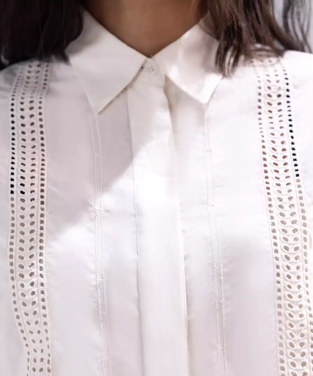 Cotton Shirt With Embroidery