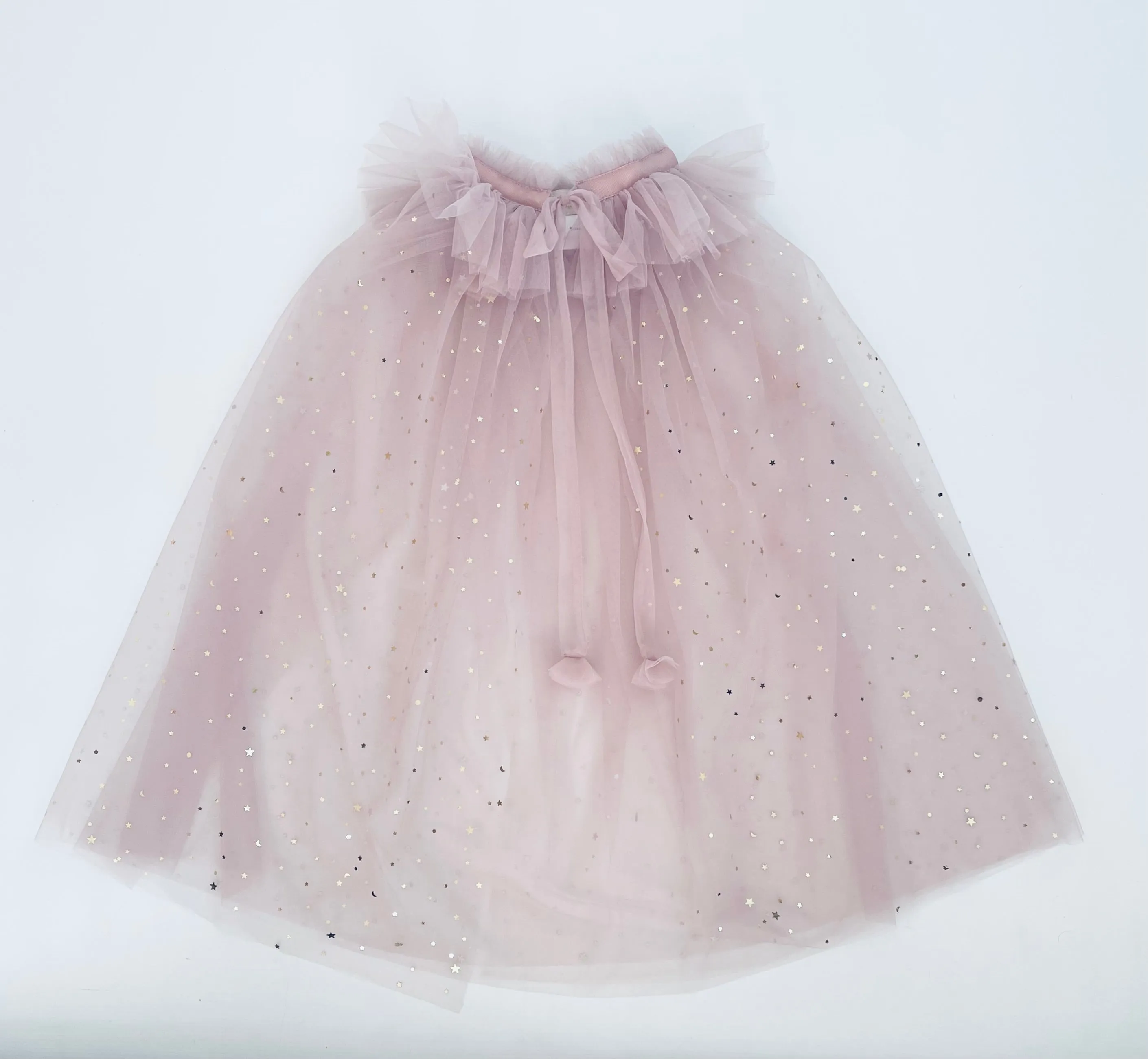 DOLLY STARS & MOON   TULLE CAPE dusty violet