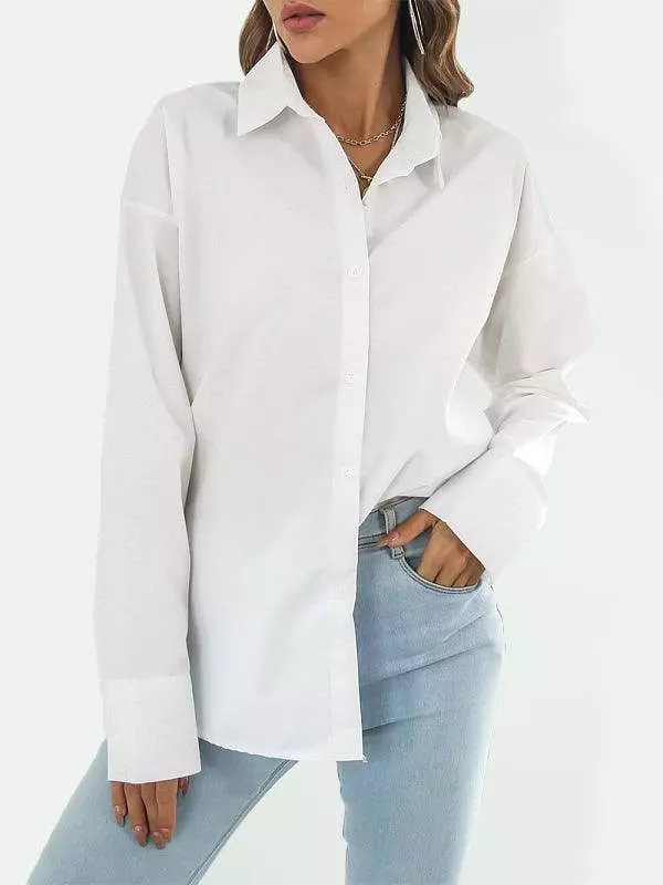 Drop Shoulder Women Shirt