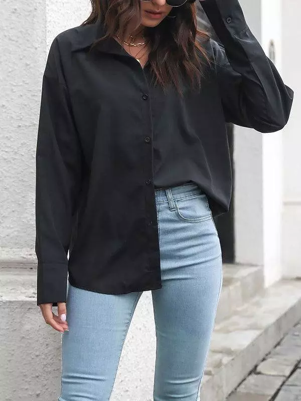 Drop Shoulder Women Shirt