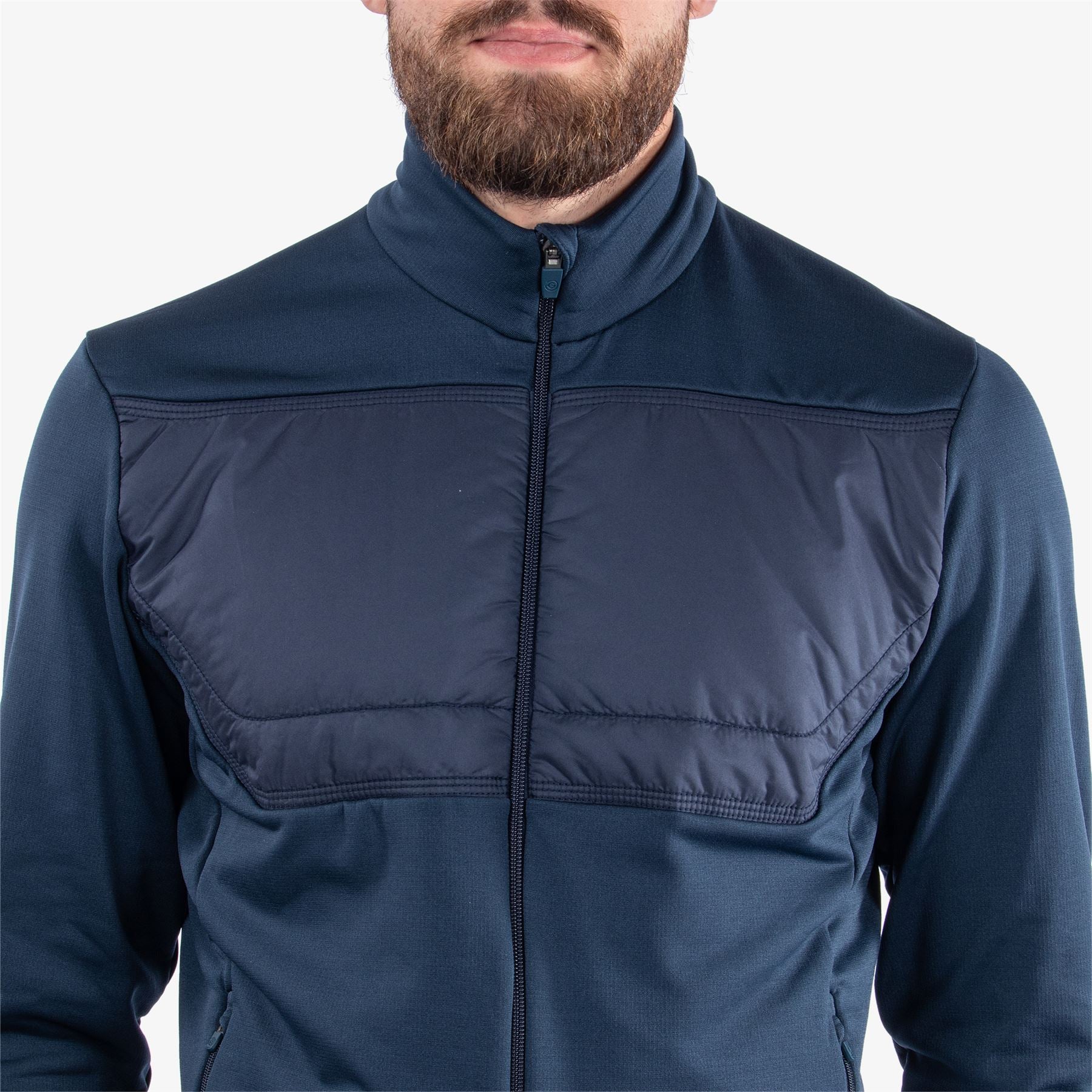 Dylan Insula Full Zip Hybrid Jacket Navy - SS24