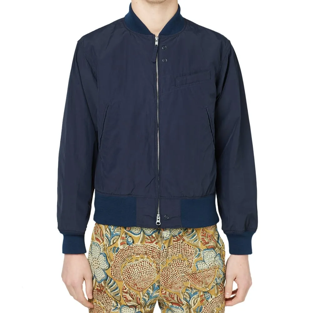 Engineered Garments Aviator JacketDark Navy Nyco Poplin