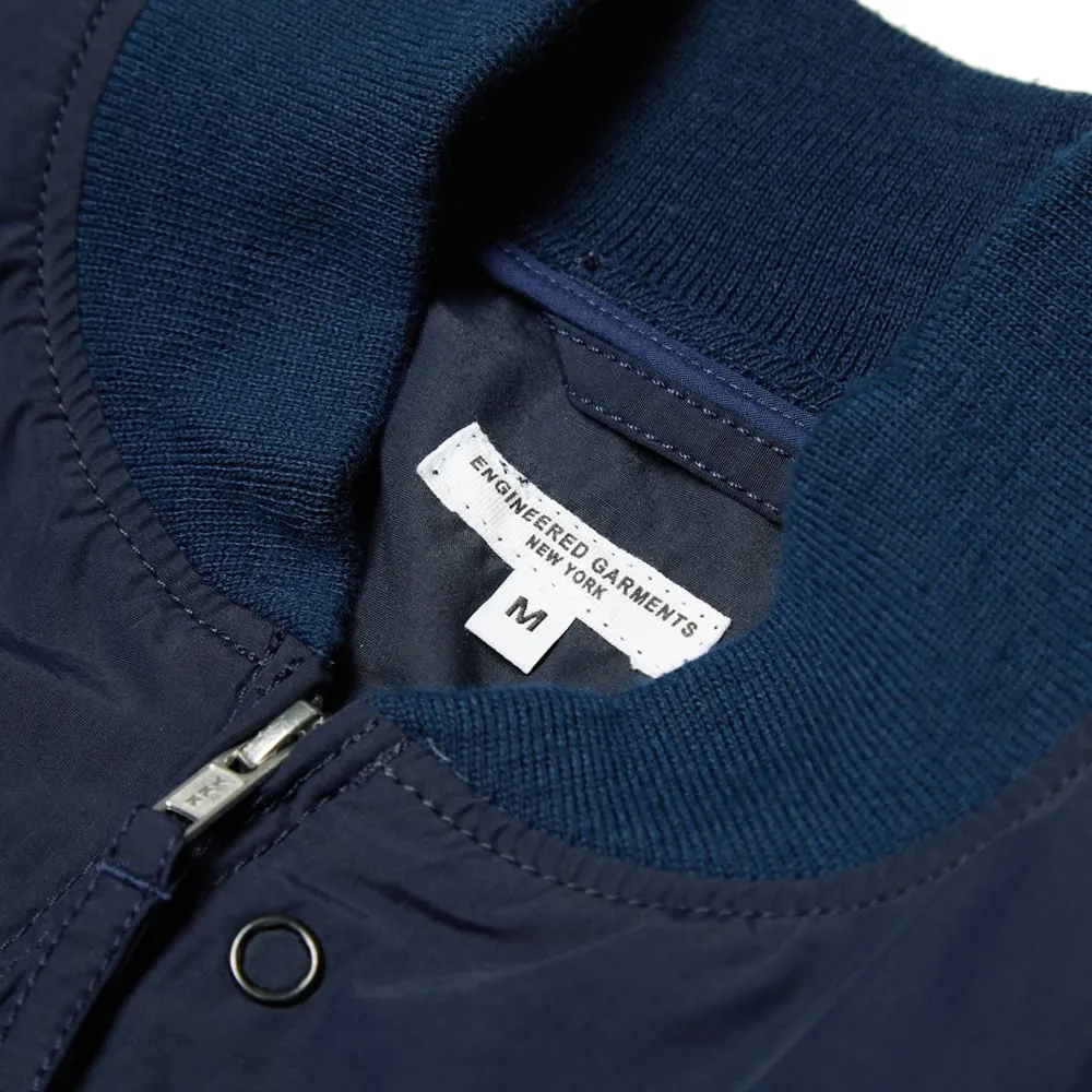 Engineered Garments Aviator JacketDark Navy Nyco Poplin