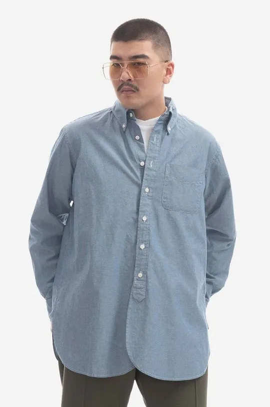 Engineered Garments cotton shirt Engineered Garments 19 Century BD men's blue color