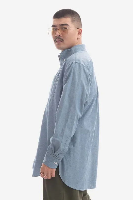 Engineered Garments cotton shirt Engineered Garments 19 Century BD men's blue color