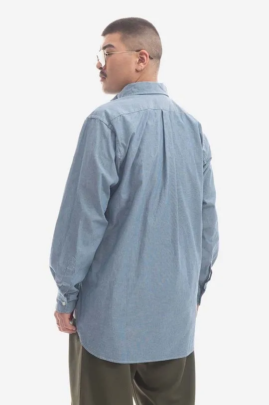 Engineered Garments cotton shirt Engineered Garments 19 Century BD men's blue color