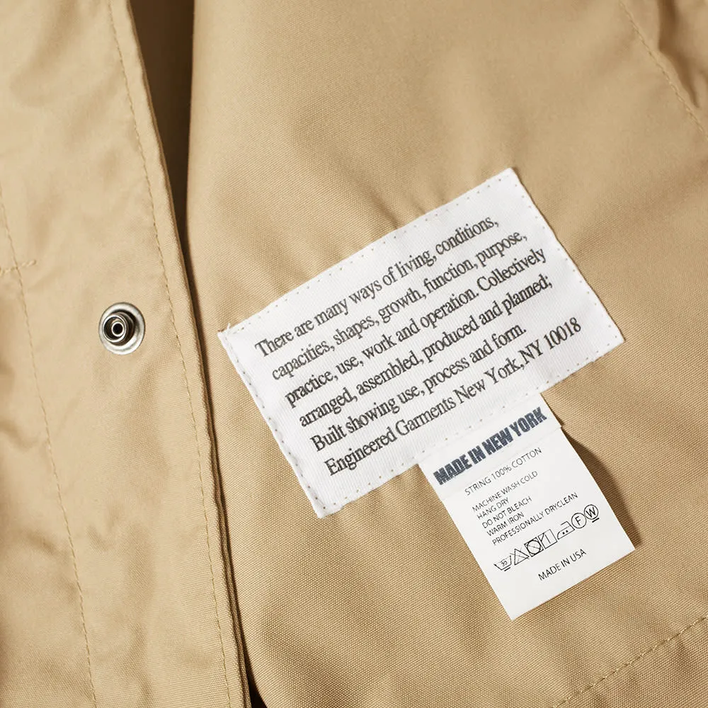 Engineered Garments Light ParkaKhaki PC Poplin