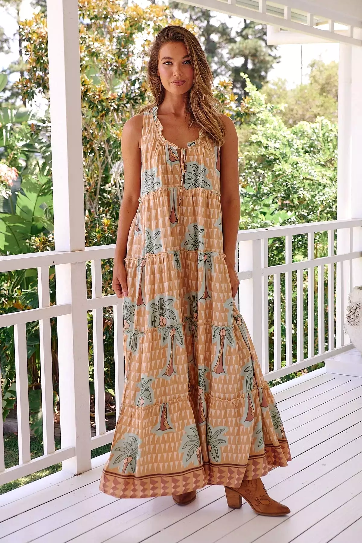 Erryn Maxi Dress - Sahara Sunset Collecton