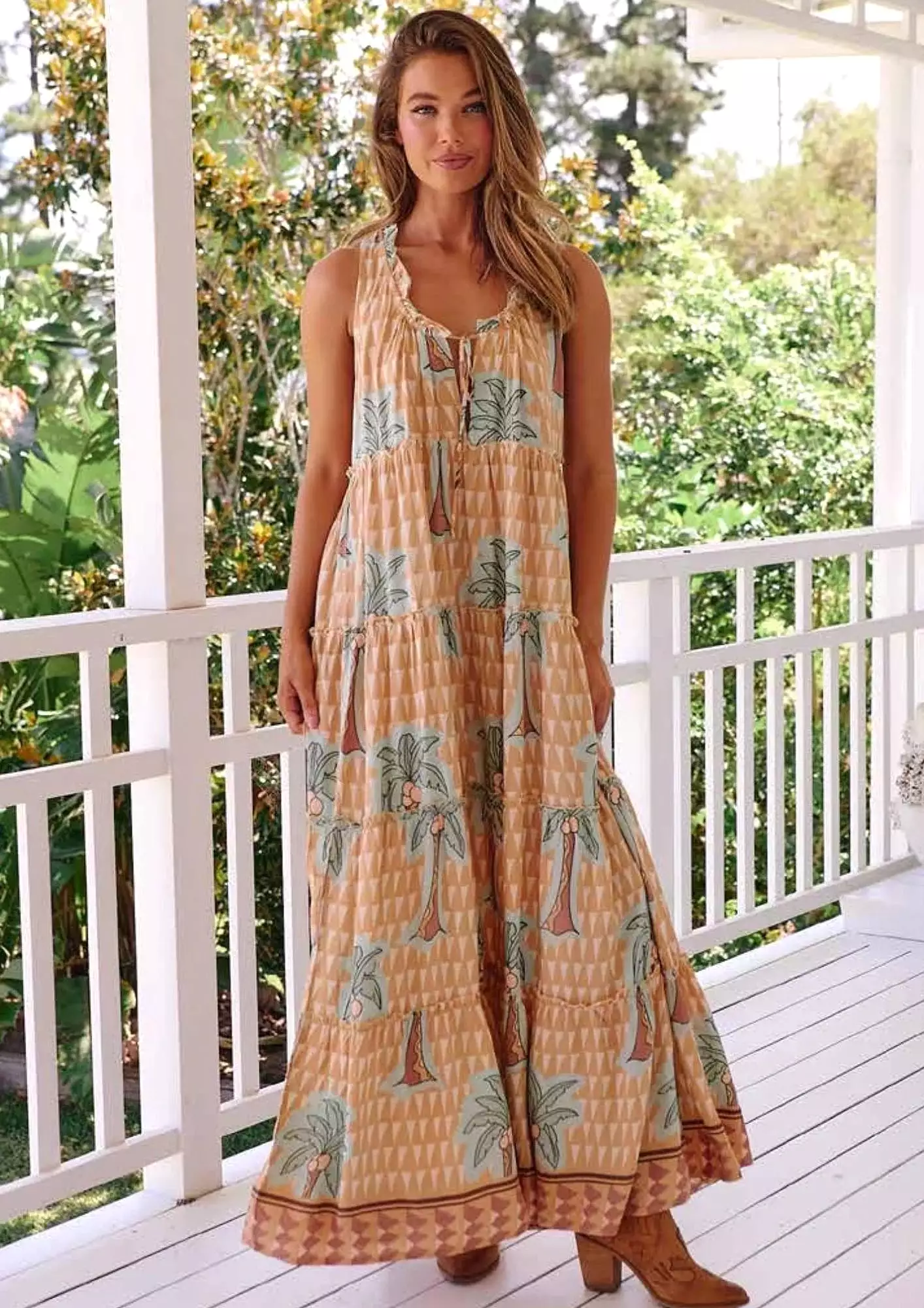 Erryn Maxi Dress - Sahara Sunset Collecton