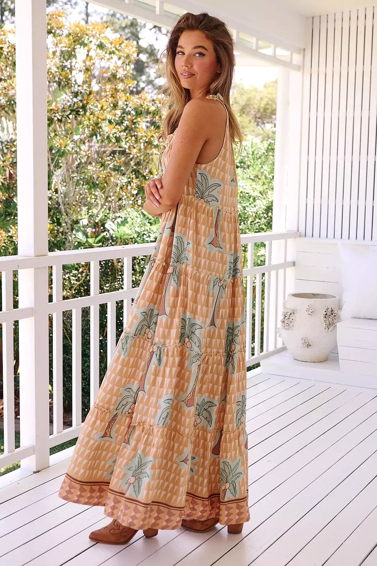 Erryn Maxi Dress - Sahara Sunset Collecton