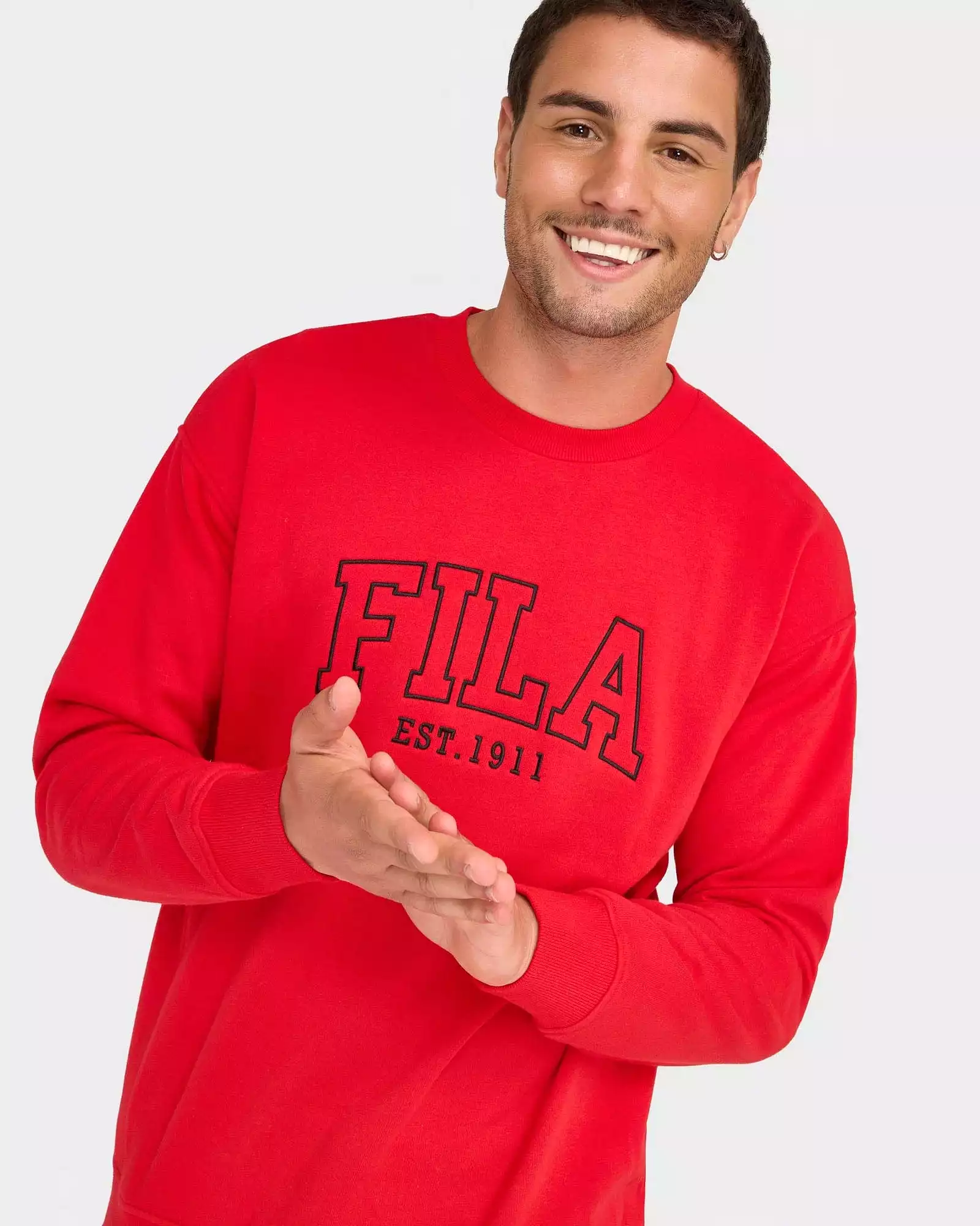 FILA UNISEX UC4.ZERO RED CREW SWEATSHIRT