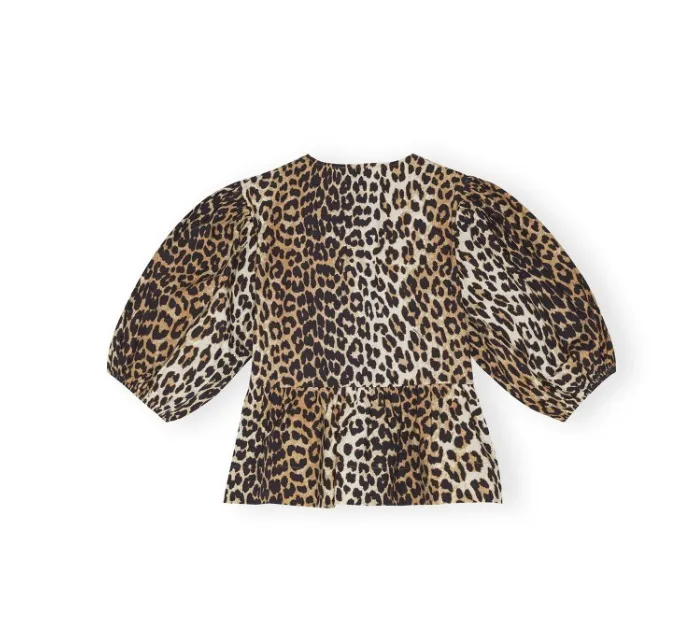 Ganni  |Leopard Patterns Shirts & Blouses