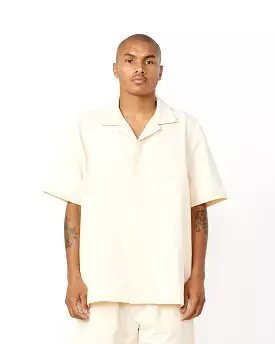 Haus Seersucker Shirt in Cream