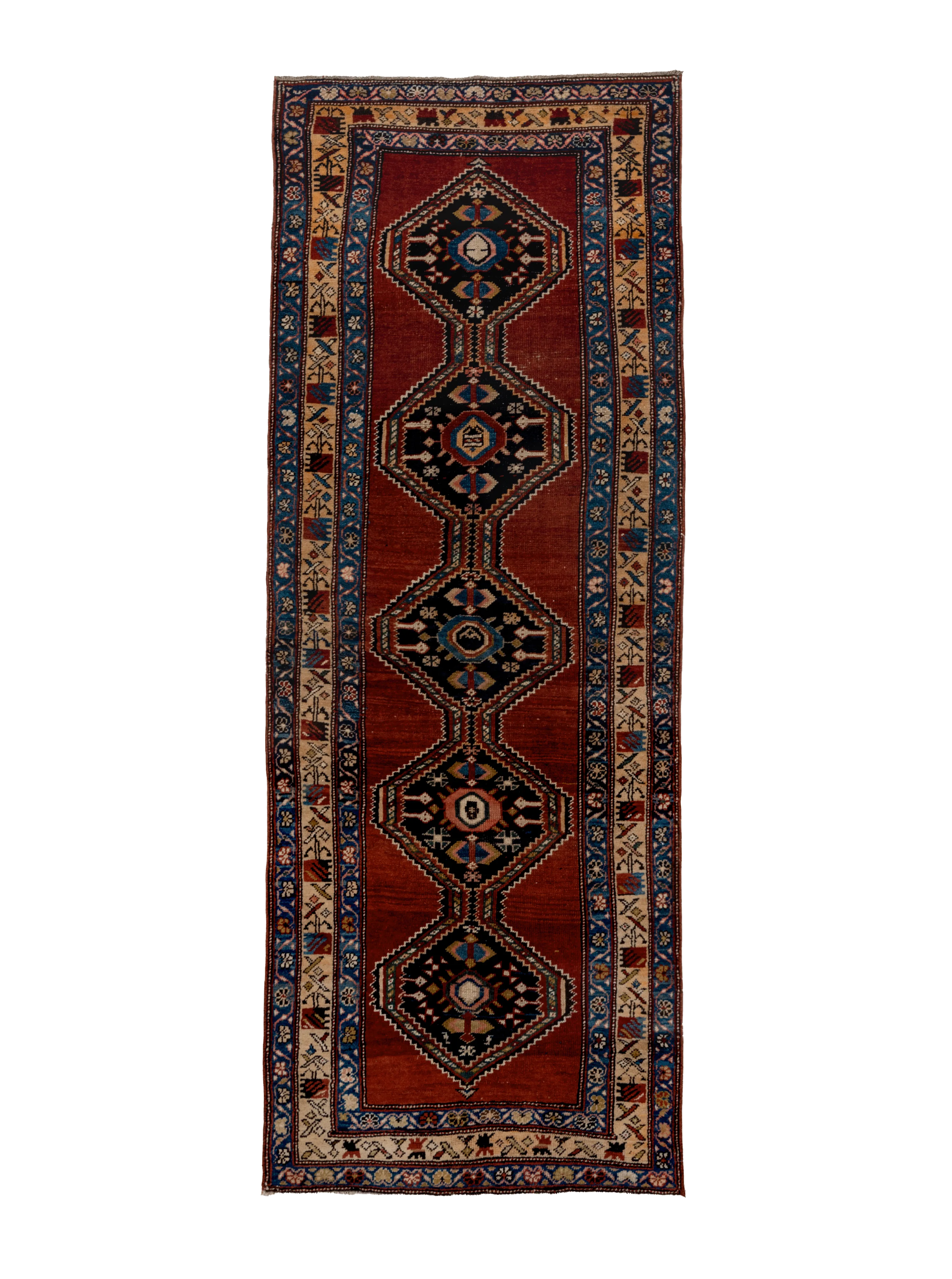 Heriz Vintage Persian Rug 8’7” x 3’2”