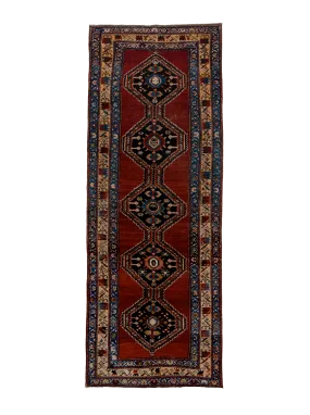 Heriz Vintage Persian Rug 8’7” x 3’2”