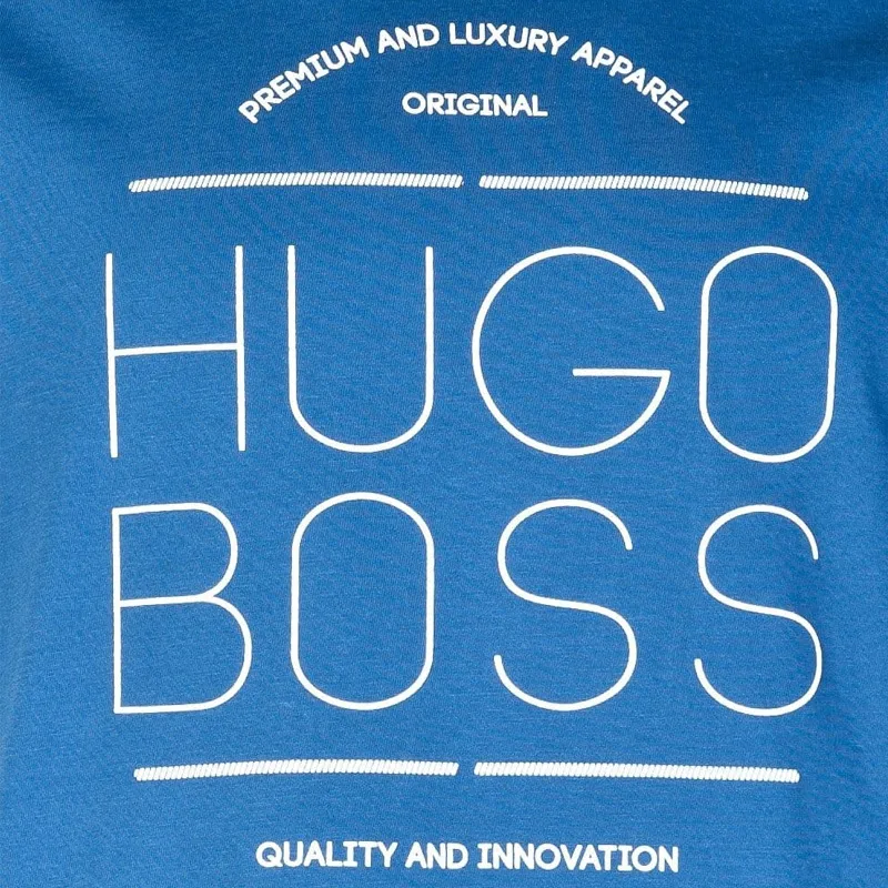 Hugo Boss  |Cotton Short Sleeves Logo T-Shirts