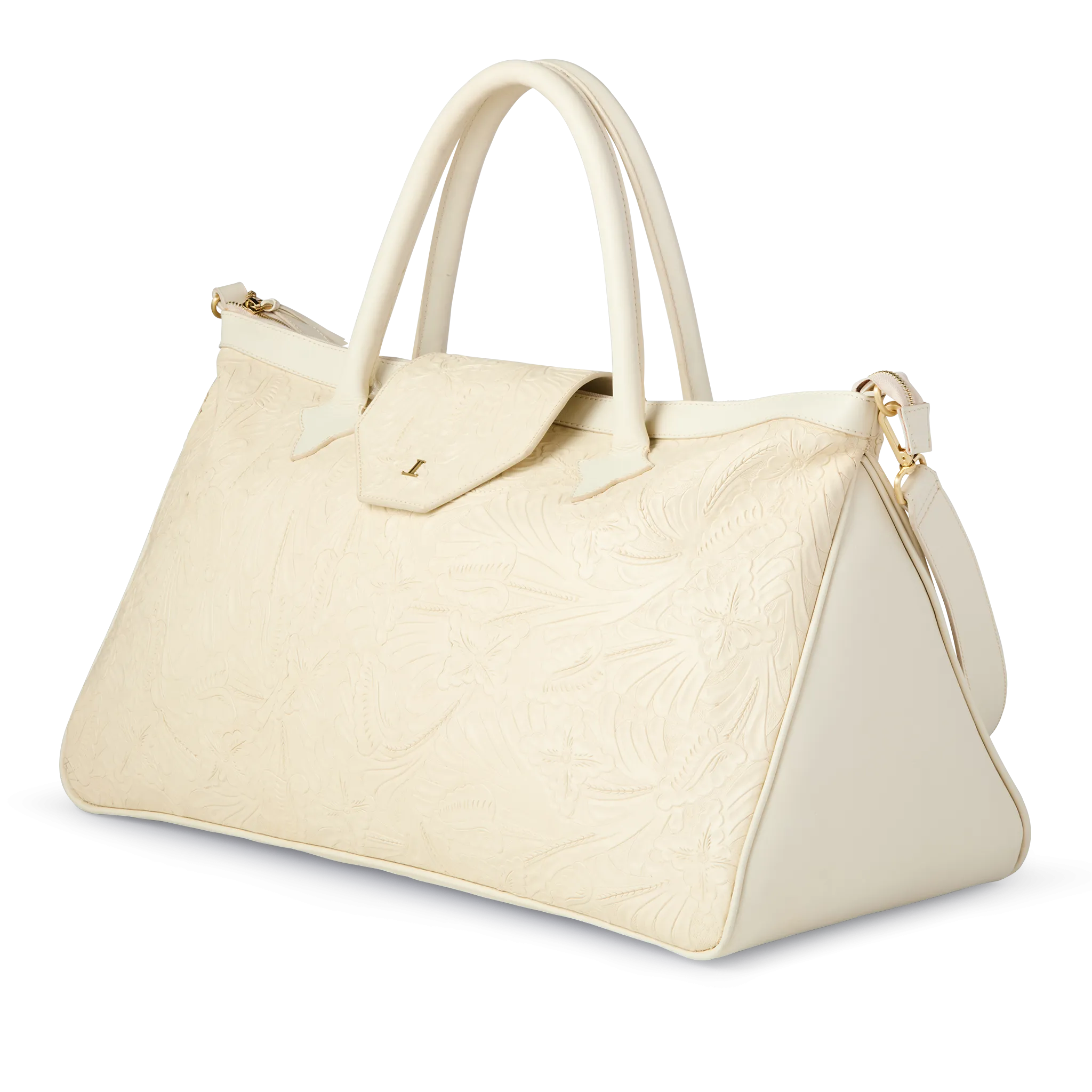 Intagliare Weekender Bag :: Glitz Cream