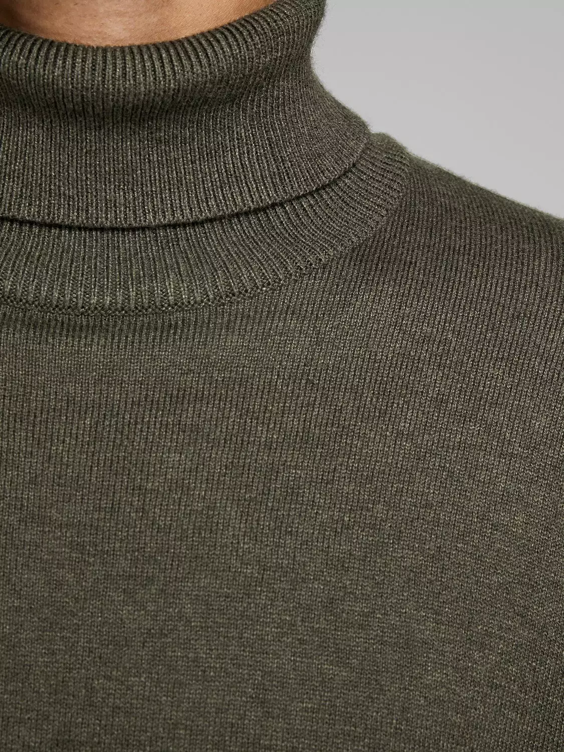 Jack & Jones Men's 'JJEEMIL' Roll Neck Jumper