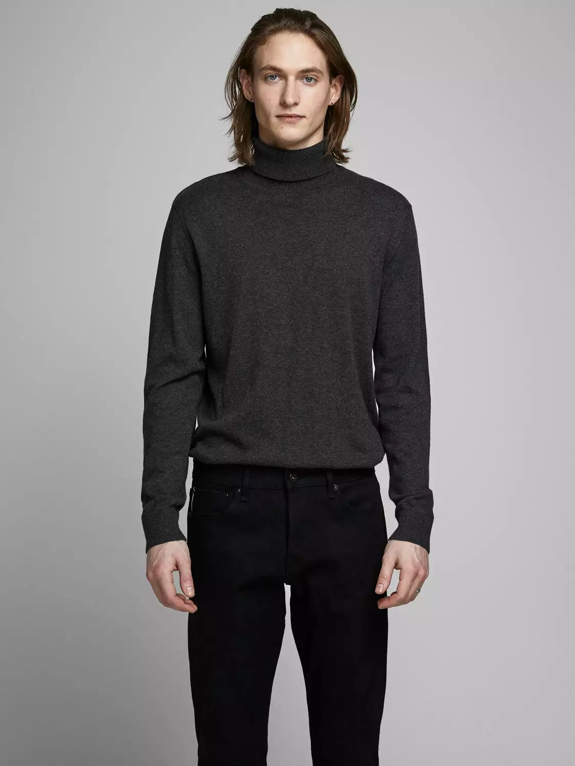 Jack & Jones Men's 'JJEEMIL' Roll Neck Jumper