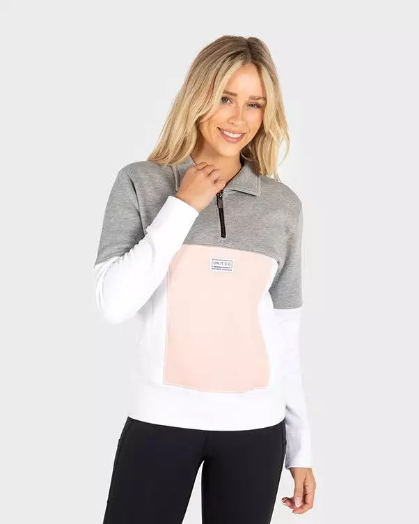 LADIES FLEECE-HALF ZIP-BONNIE