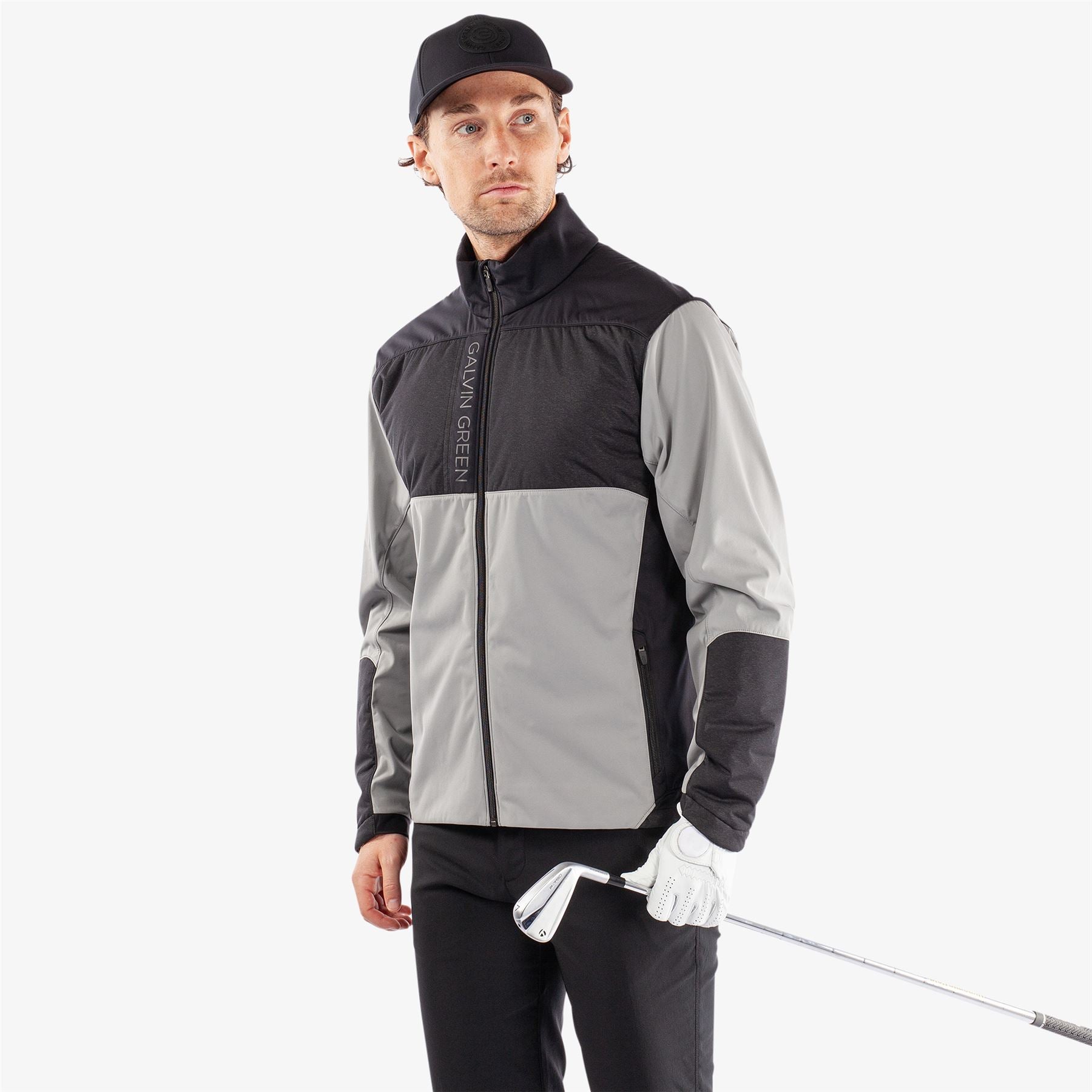 Layton Interface-1 Full Zip Lightweight Jacket Sharkskin/Black - SS24