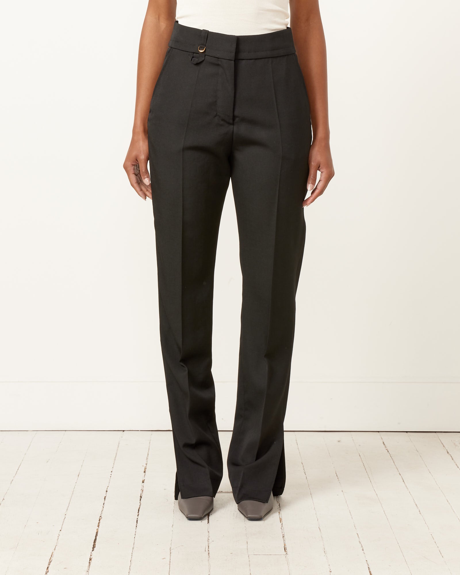 Le Pantalon Tibau Trouser in Black