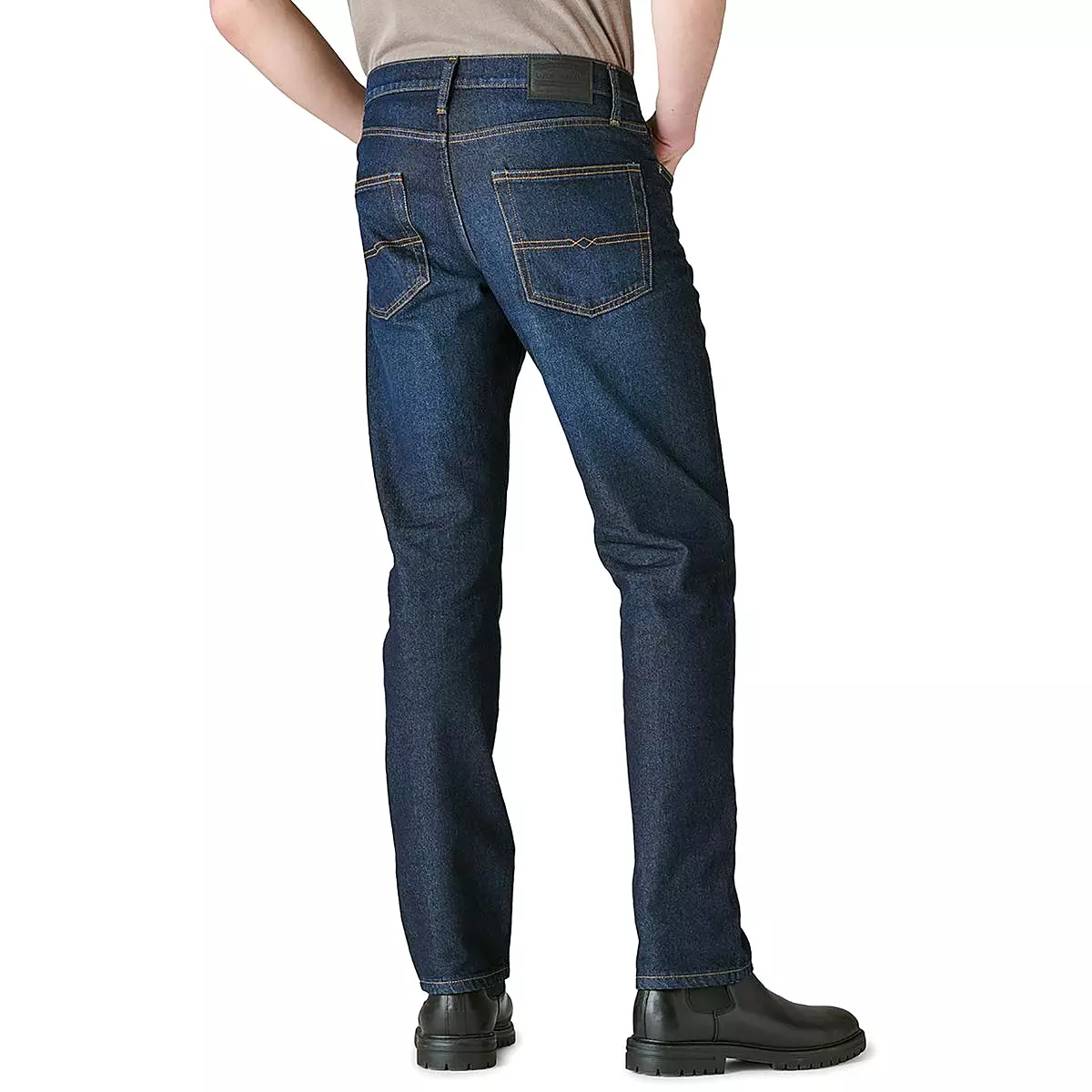 Lucky Brand Mens 410 Dark Wash Athletic Straight Leg Jeans