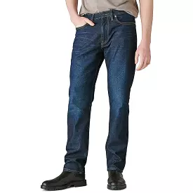 Lucky Brand Mens 410 Dark Wash Athletic Straight Leg Jeans