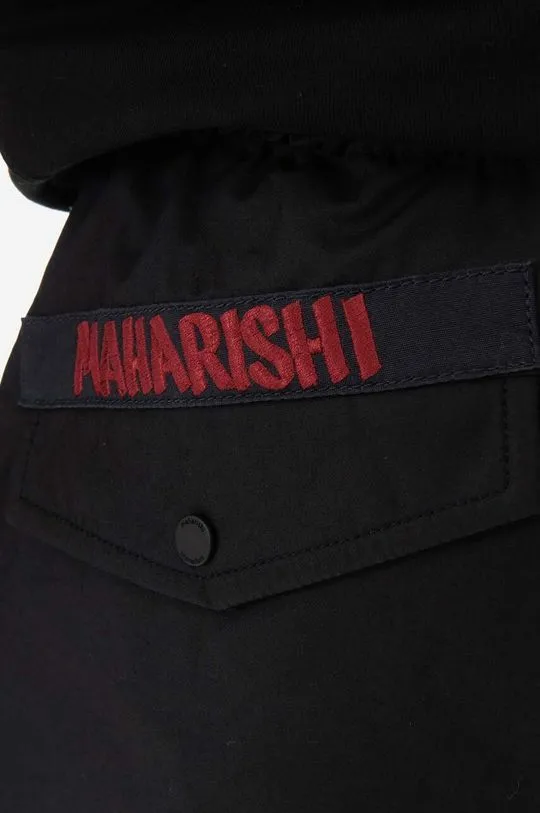 Maharishi shorts men's black color