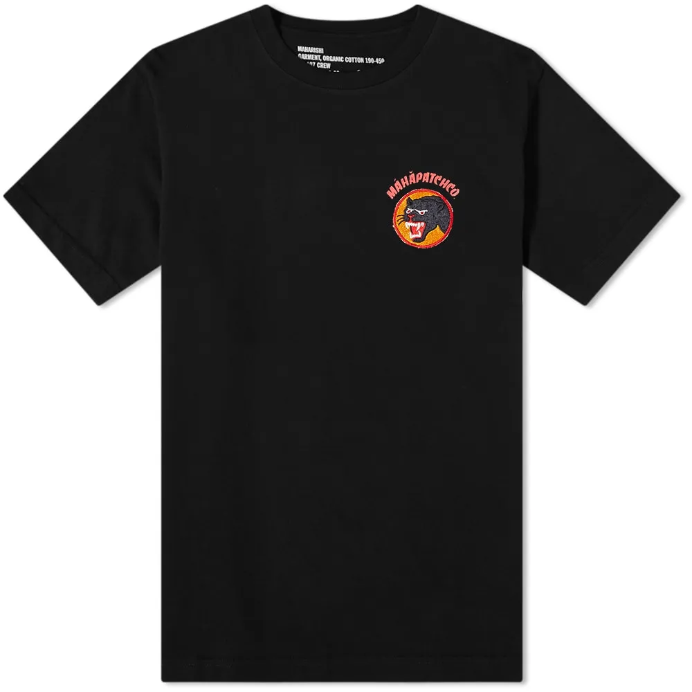 Maharishi Vintage Panther Patch T-ShirtBlack